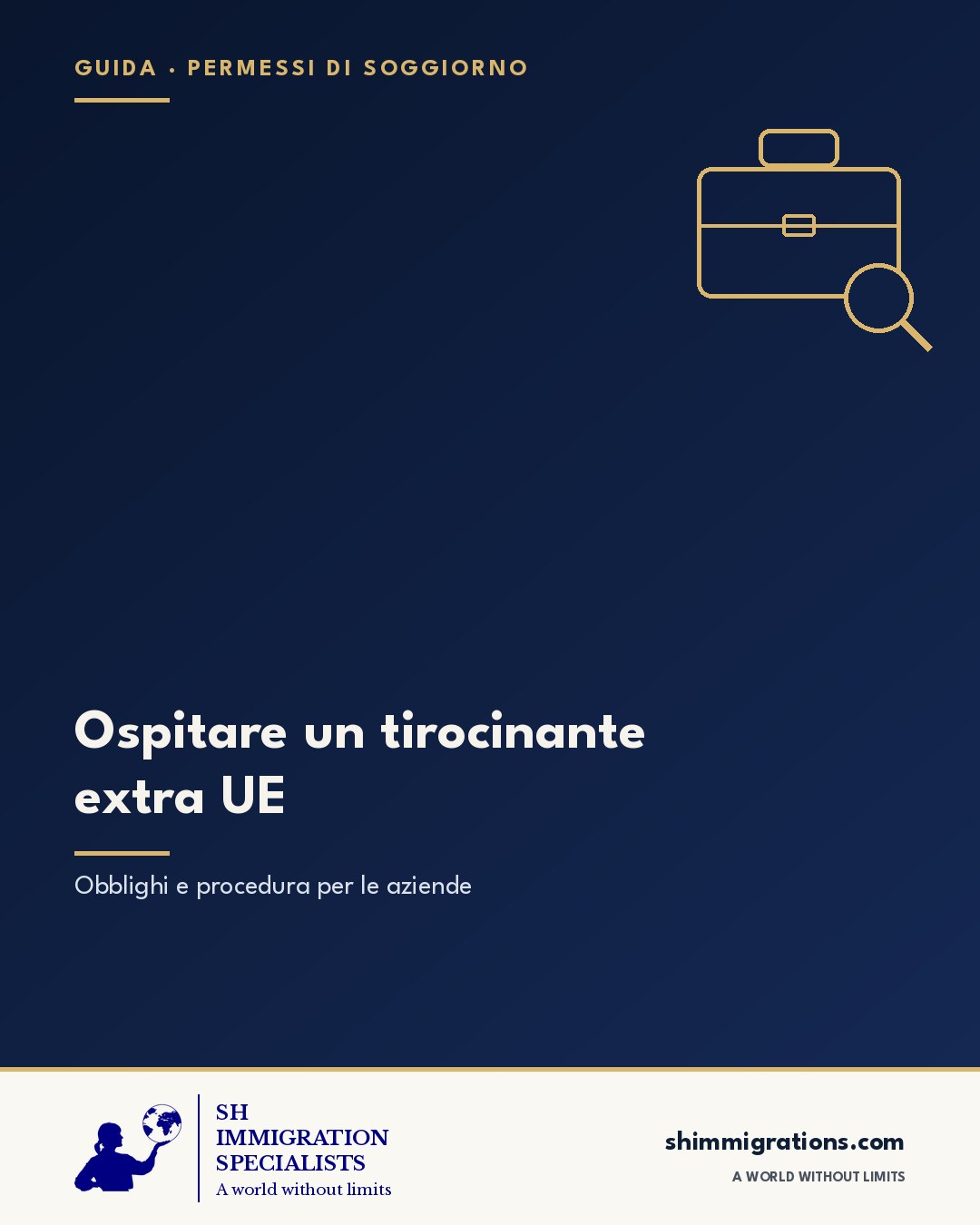 Ospitare un tirocinante extra UE: guida per le aziende di SH Immigration Specialists