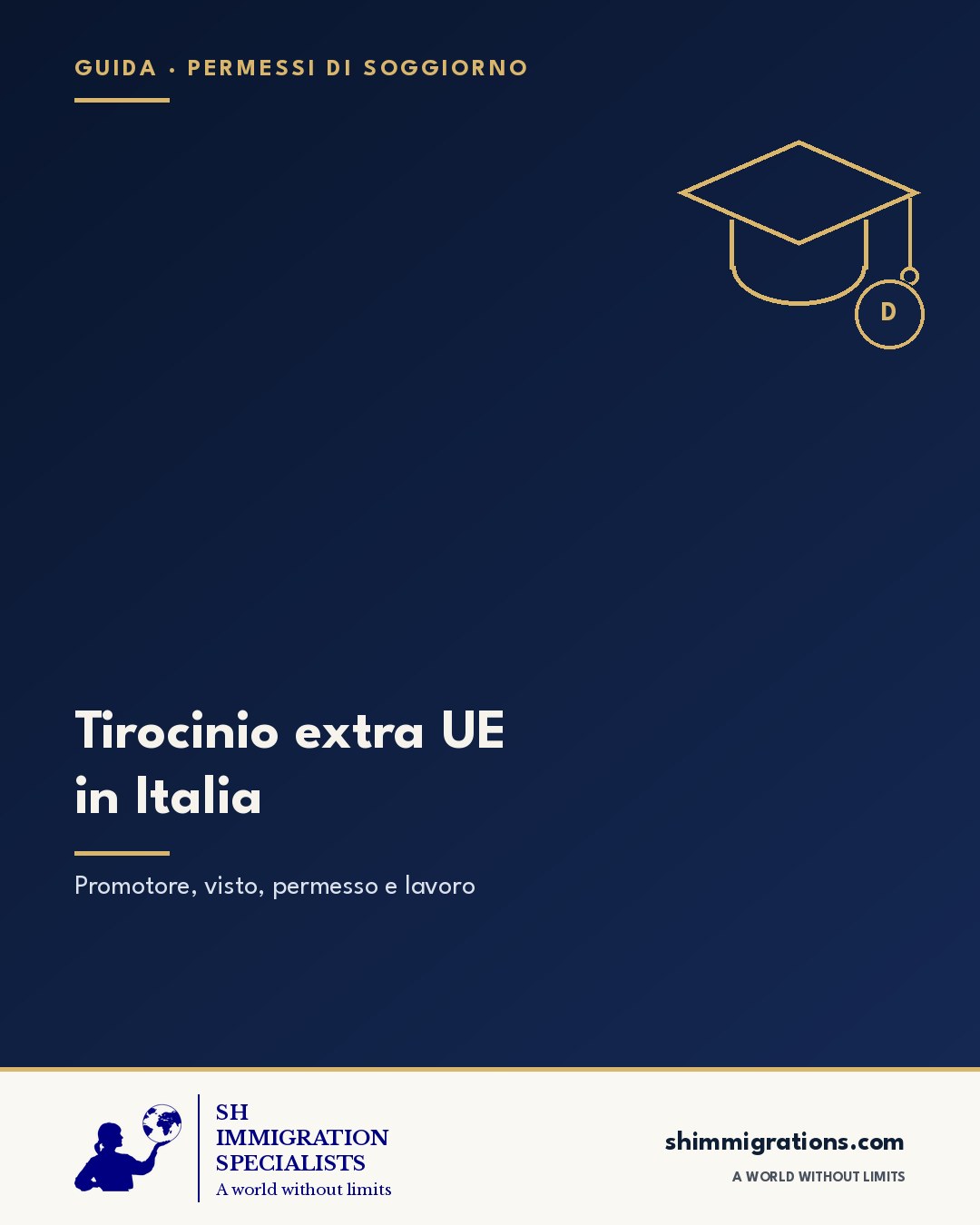 Tirocinio extra UE in Italia: guida SH Immigration Specialists