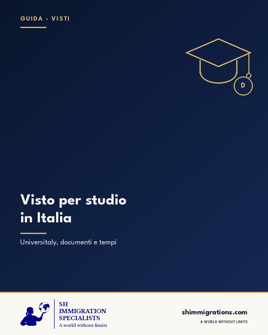 Visto per studio in Italia: guida SH Immigration Specialists