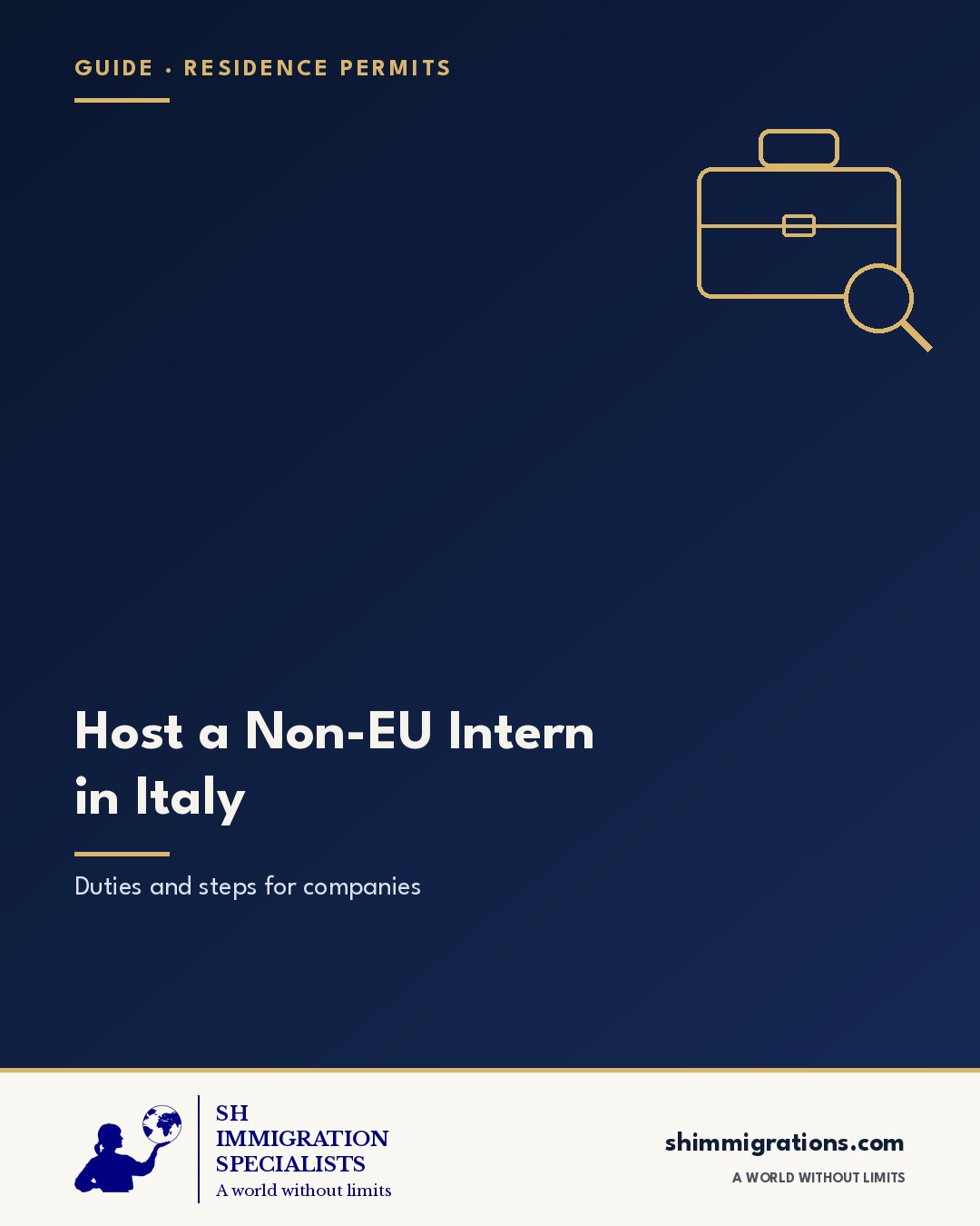Hosting a non-EU intern in Italy: company guide by SH Immigration Specialists