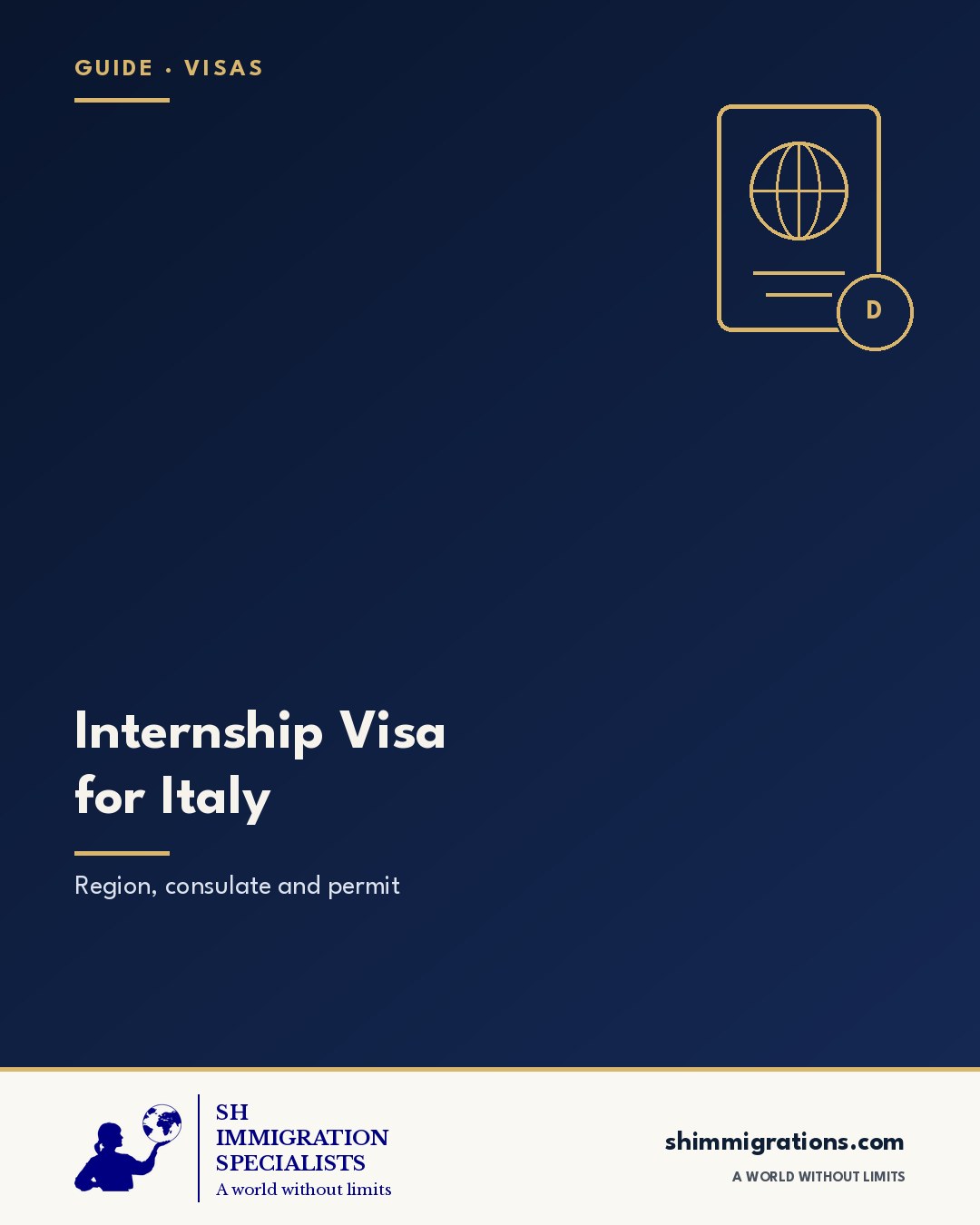 Internship visa for Italy: SH Immigration Specialists guide