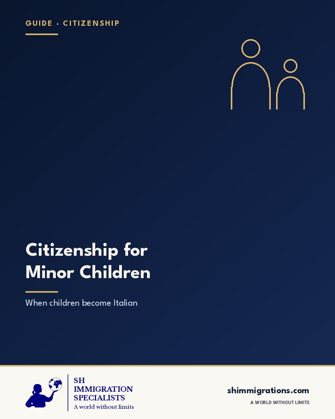 Italian citizenship for minor children: SH Immigration Specialists guide