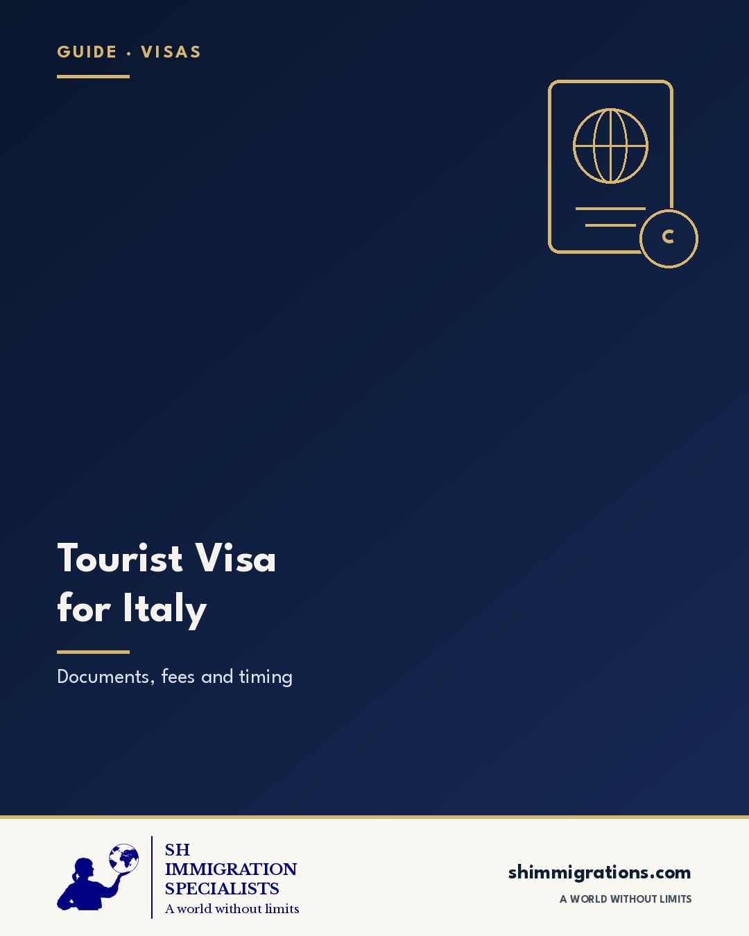 Tourist visa for Italy: SH Immigration Specialists guide