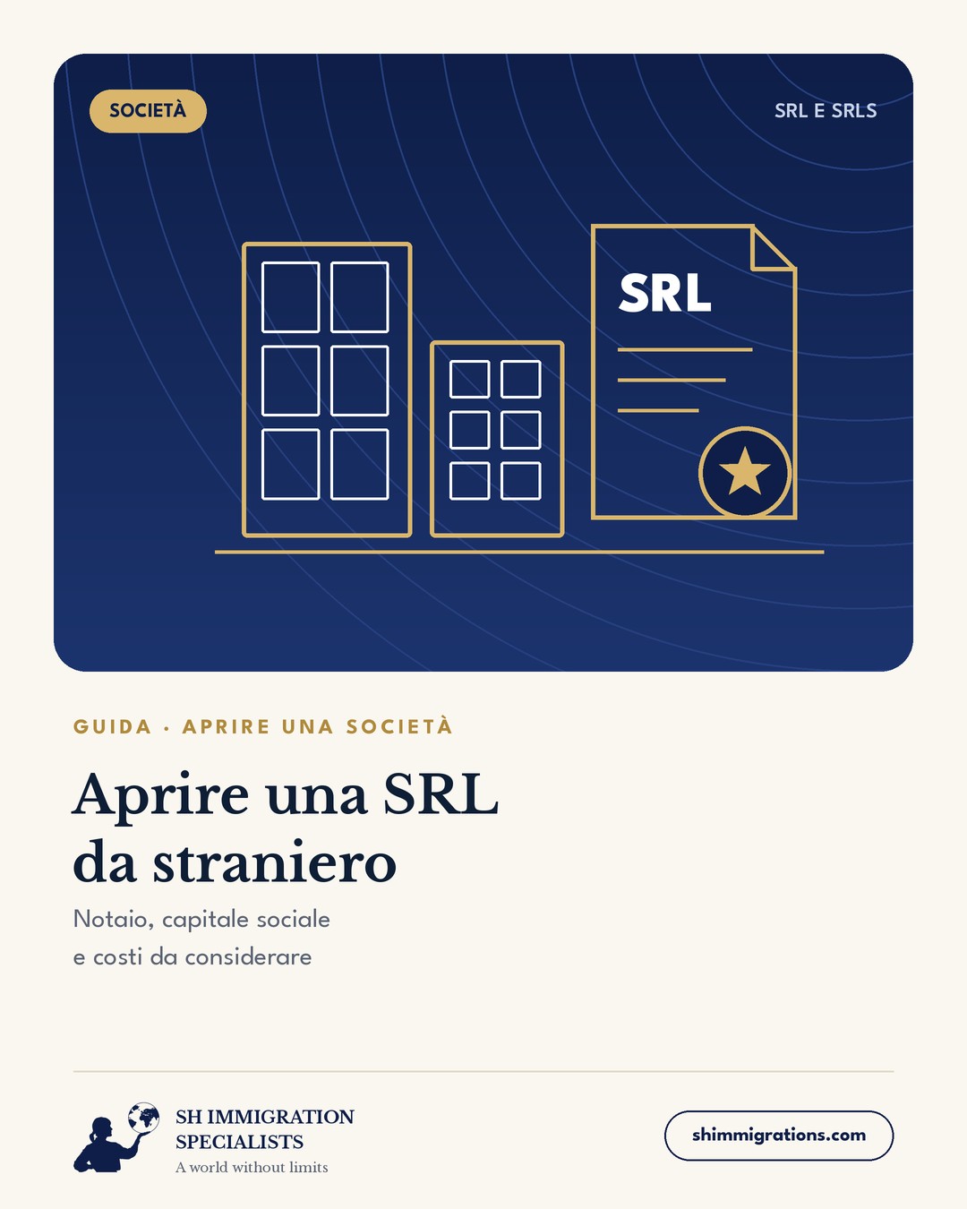 Aprire una SRL da straniero: guida SH Immigration Specialists