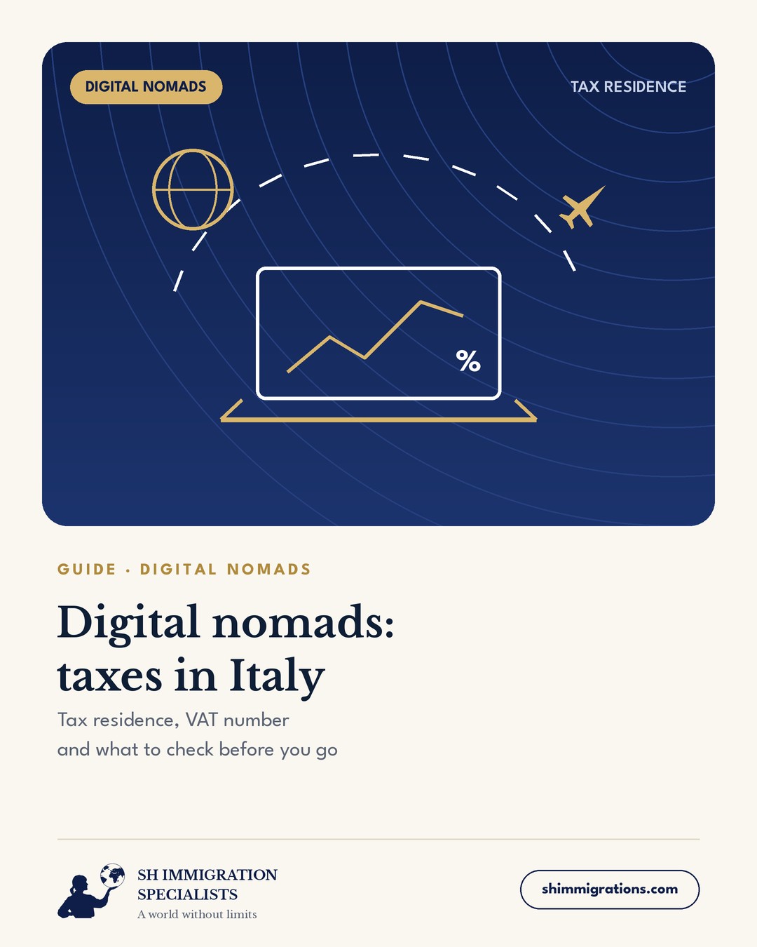 Digital nomad taxes in Italy: SH Immigration Specialists guide