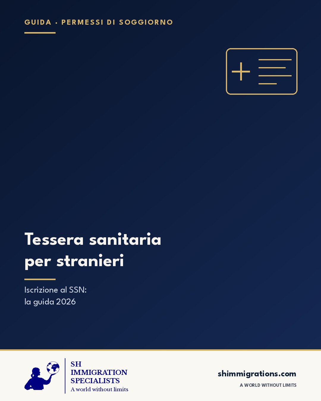 Tessera sanitaria per stranieri: guida SH Immigration Specialists