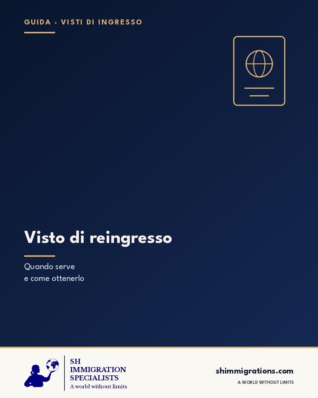 Visto di reingresso: guida SH Immigration Specialists