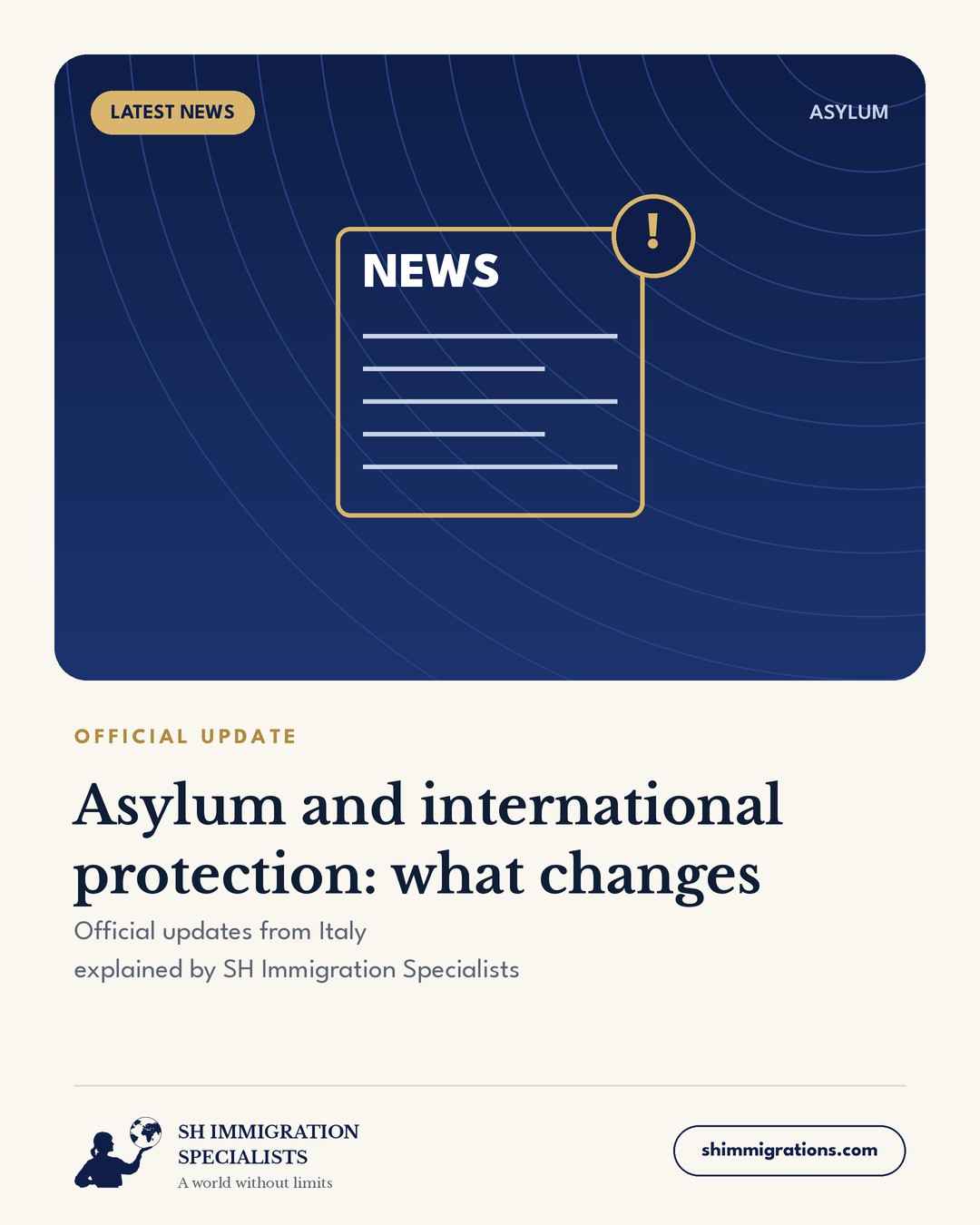 Asylum and international protection in Italy: what changes